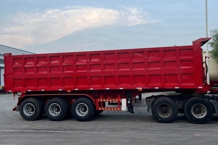 
								3 Axles 50T Rear Tipper Dump Trailer full									