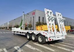 3 Axles 60t Lowbed Semi Trailer