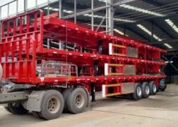 KAILAI 3 Axles 40ft Flatbed Trailer with Front Board