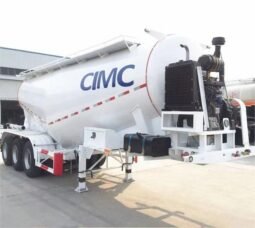 
										 3 Axles Cement Tank Semi Trailer full									