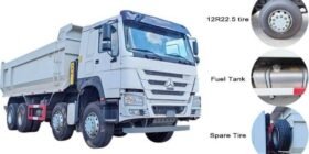 8×4 U-shape 23cbm Dump Truck