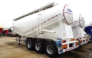  3 Axles Cement Tank Semi Trailer