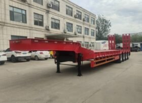 4axles 100t low bed trailer