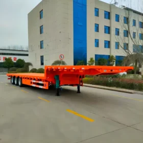 3×4 Axle Gooseneck Lowbed Semi Trailer