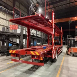 
										Car Carrier Transport Semi Truck Trailer full									