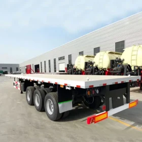 3 Axle 40 Ft Flatbed Trailer
