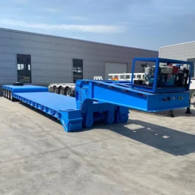 4 Axle Lowboy Semi Trailer