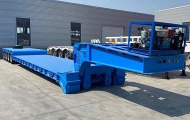 4 Axle Lowboy Semi Trailer