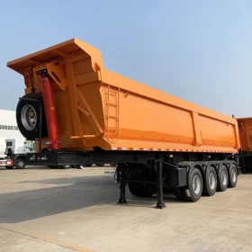  4 Axle 80 Ton dump semi trailer
