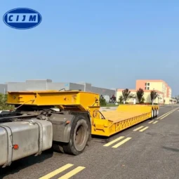 
										3×4 Axle Gooseneck Lowbed Semi Trailer full									