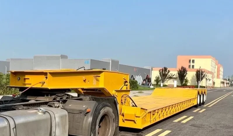 
								3×4 Axle Gooseneck Lowbed Semi Trailer full									