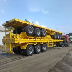 3 Axles 40 Feet Flatbed Semi Trailer