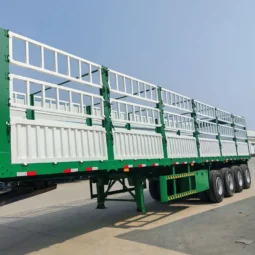 
										4 Axle Fence Cargo Truck Trailer full									
