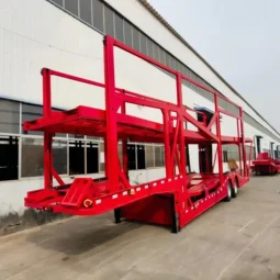 
										Car Carrier Transport Semi Truck Trailer full									