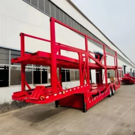Car Carrier Transport Semi Truck Trailer
