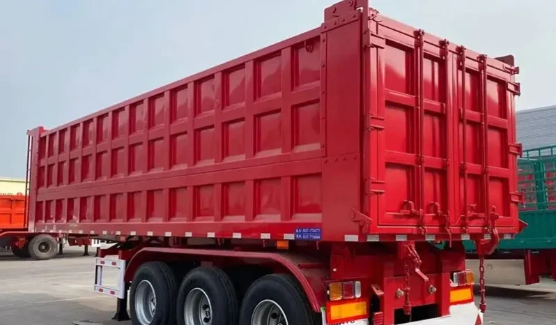 
								3 Axle dump semi trailer full									