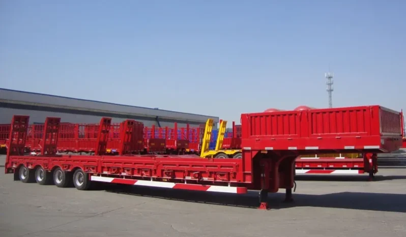 
								4 Axle 100 Ton Low bed Trailer full									