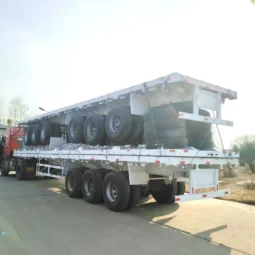 
										50T FlatBed Semi Trailer full									