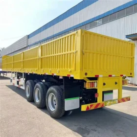 3 Axle Drop Side Semi Trailer 