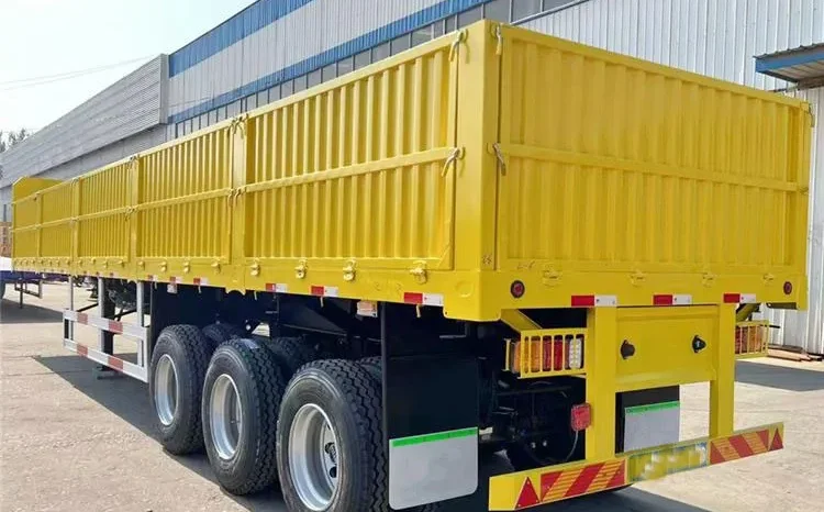 
								3 Axle Drop Side Semi Trailer  full									