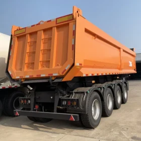  4 Axle 80 Ton dump semi trailer