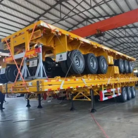 3 Axles 4 Axles Flatbed Trailer