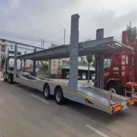 Car Carrier Transport Semi Truck Trailer