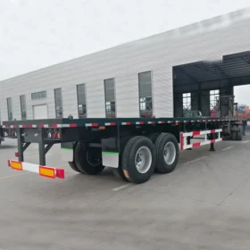  2 axle 20ft flatbed trailer