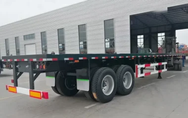  2 axle 20ft flatbed trailer
