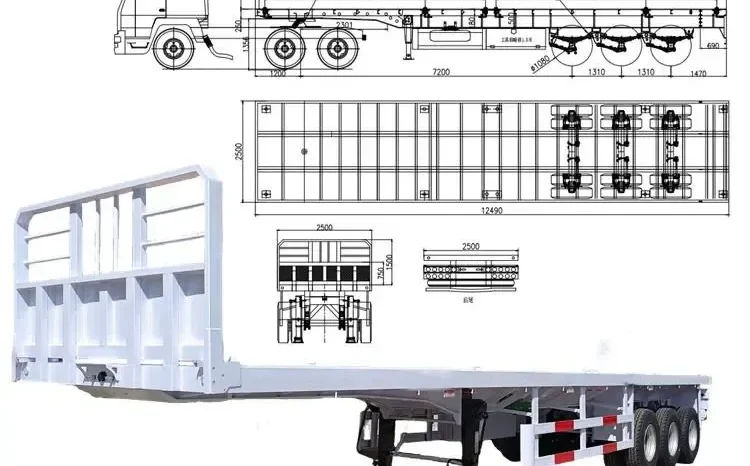 
								Flatbed Trailer full									
